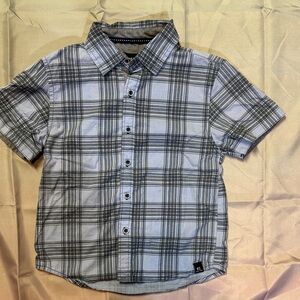 Kenneth Cole Blue Plaid Shirt